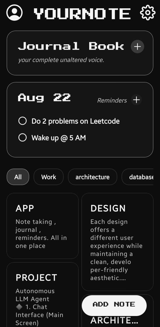 App UI